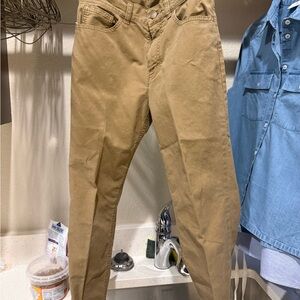 Vineyard Vine Khaki pants girls size 14 with adjustable waist.